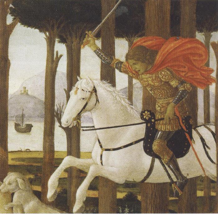 Sandro Botticelli Novella di Nastogio degli Onesti (mk36)